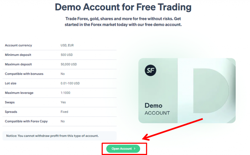 SuperForex: demo account 2